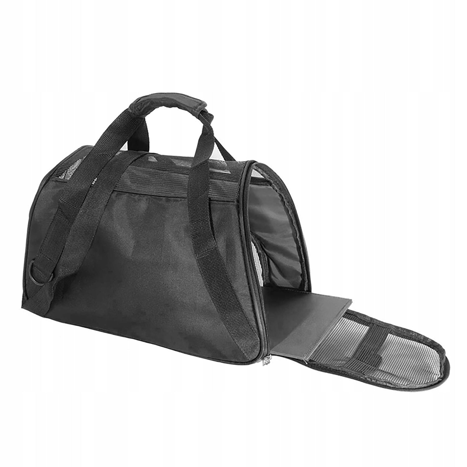CAT DOG TRANSPORTER SHOULDER BAG FOLD-OUT PLAYPEN BED OPENING Product width 24 cm