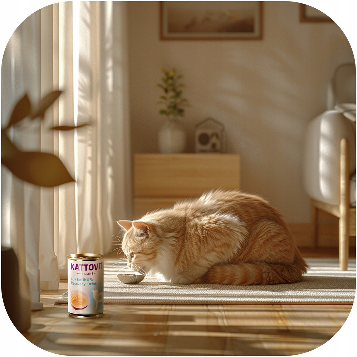 CAT DRINK SOUP FOR NON-EATERS SUPPORT CONVALESCENCE AFTER TREATMENT Brand Kattovit