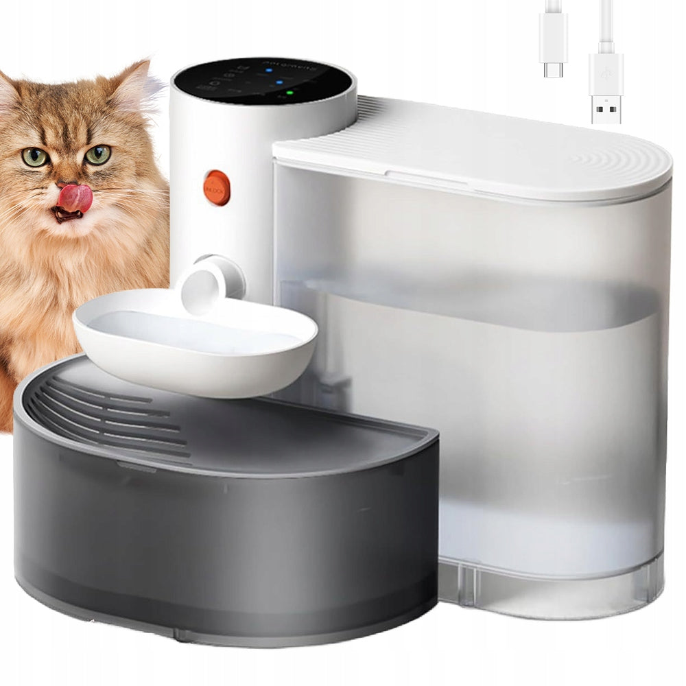 CAT DRINKER DOG FOUNTAIN DRINKER BOWL AUTOMATIC QUIET FILTER 3L