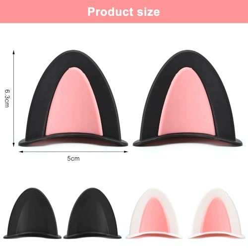 CAT EARS FOR MOTORCYCLE HELMET PINK DECORATION GIFT GIRL 6 Manufacturer's catalog number Bez marki