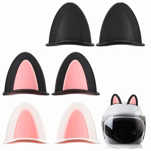 CAT EARS FOR MOTORCYCLE HELMET PINK DECORATION GIFT GIRL 6