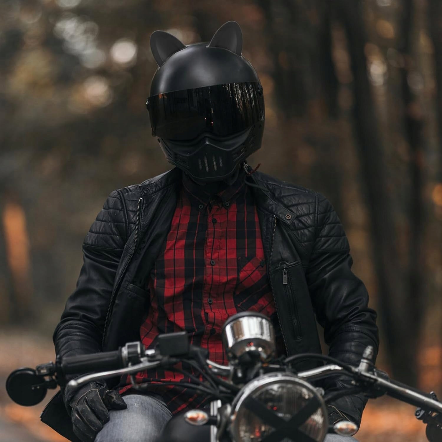 CAT EARS FOR MOTORCYCLE HELMET SET OF 6 DECORATIVE PIECES Customs tariff code 65070000