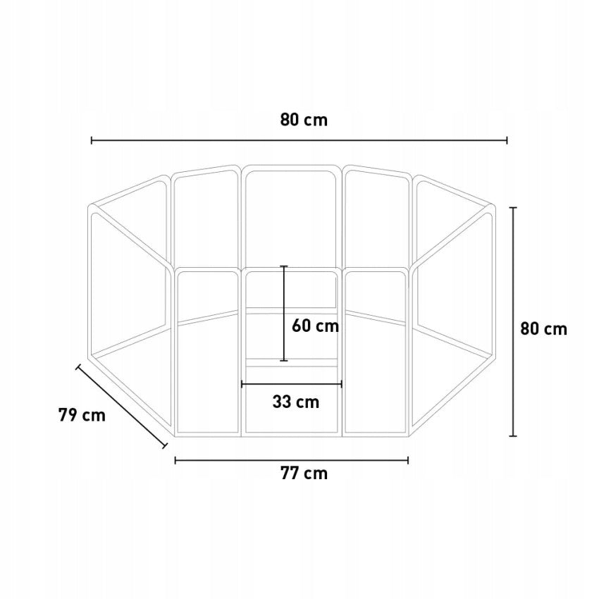 CAT ENCLOSURE FOR CAT DOG METAL PLAYPEN FOLDING CAGE r.L 8 elements Packaging status original