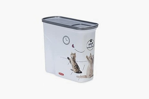CAT FOOD CONTAINER 2 L CURVER ERGONOMIC SLIDING COVER