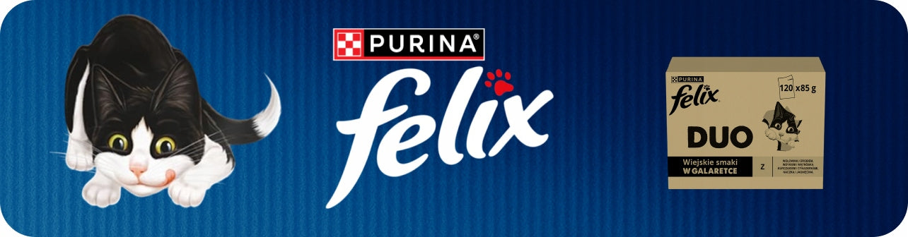 CAT FOOD FELIX FANTASTIC DUO - RURAL FLAVORS IN JELLY, 120X85G Manufacturer code 7613038576596
