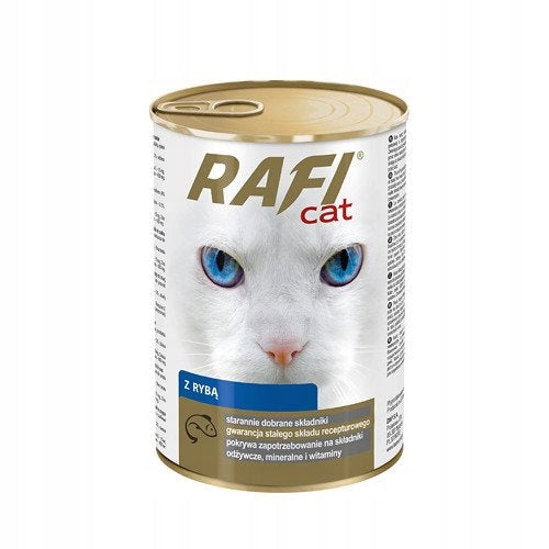 CAT FOOD WITH FISH 415G RAFI