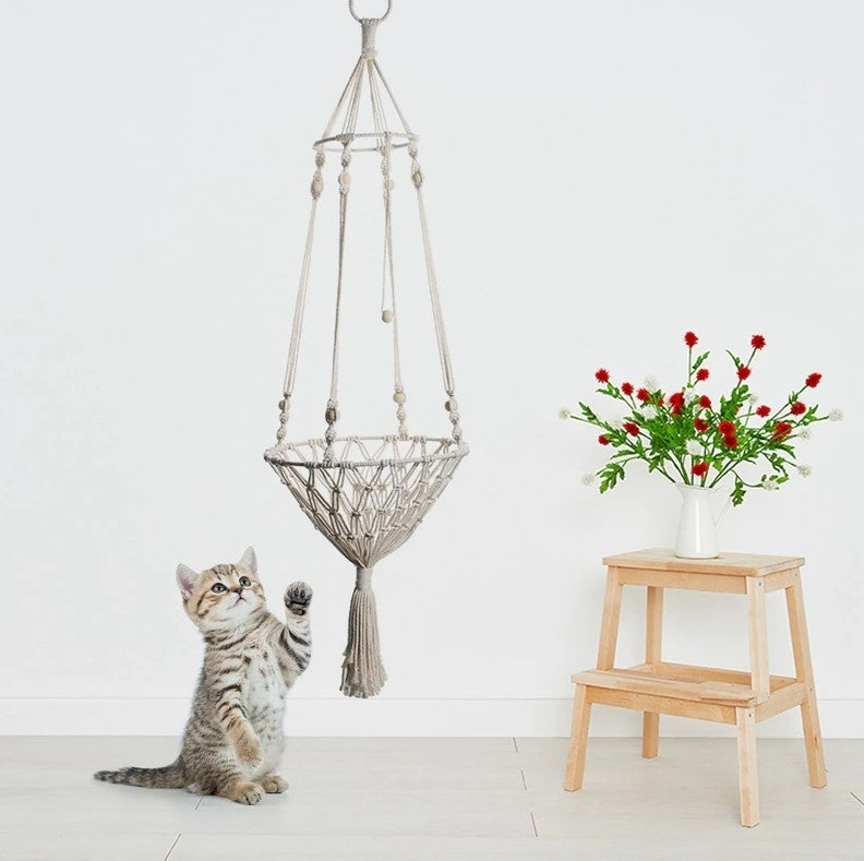 CAT HAMMOCK BED HANGING MACRAME PS Manufacturer code 635748