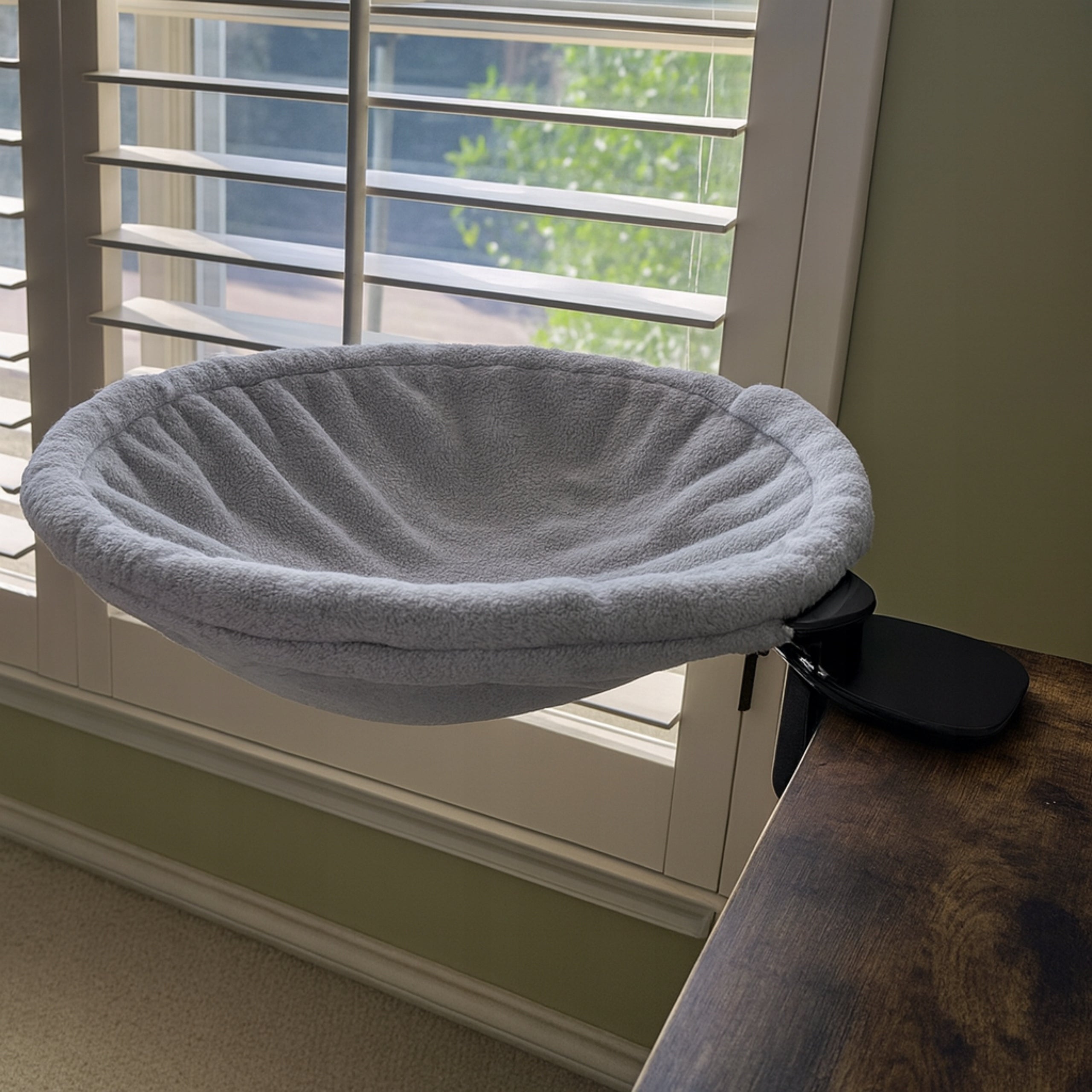 CAT HAMMOCK GREY ATTACHED TO PREMIUM DESK LARGE BED SIEMIEC Packaging status original