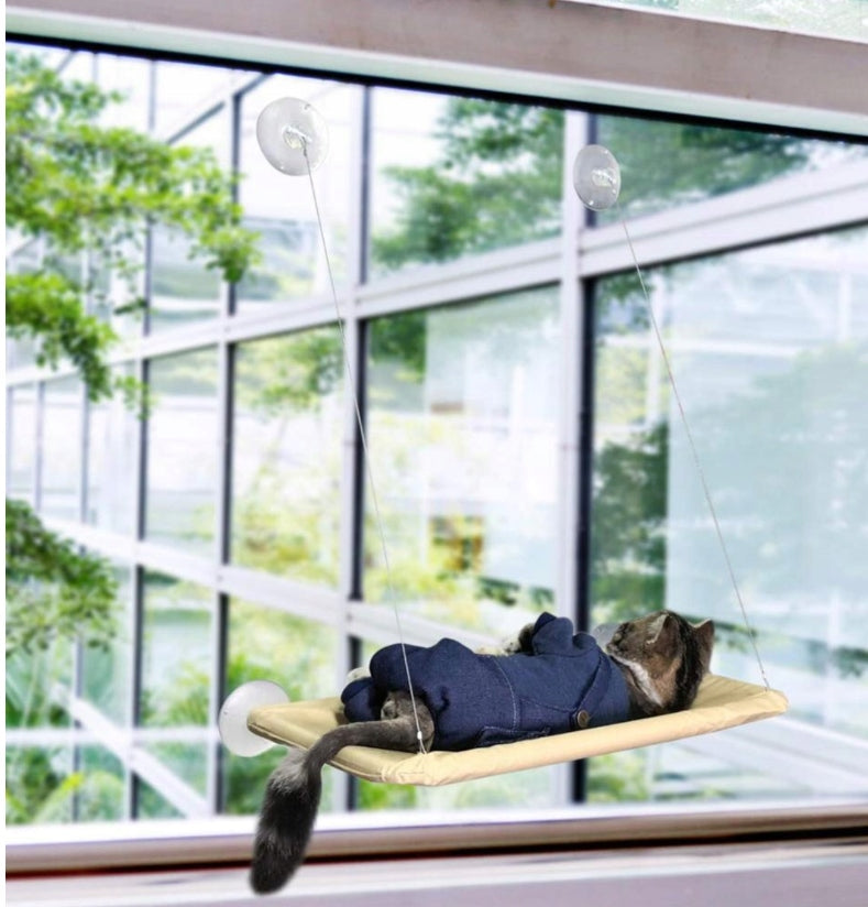 CAT HAMMOCK WINDOW BED STRONG HANGING LIFTING CAPACITY UP TO 20KG Product width 35 cm