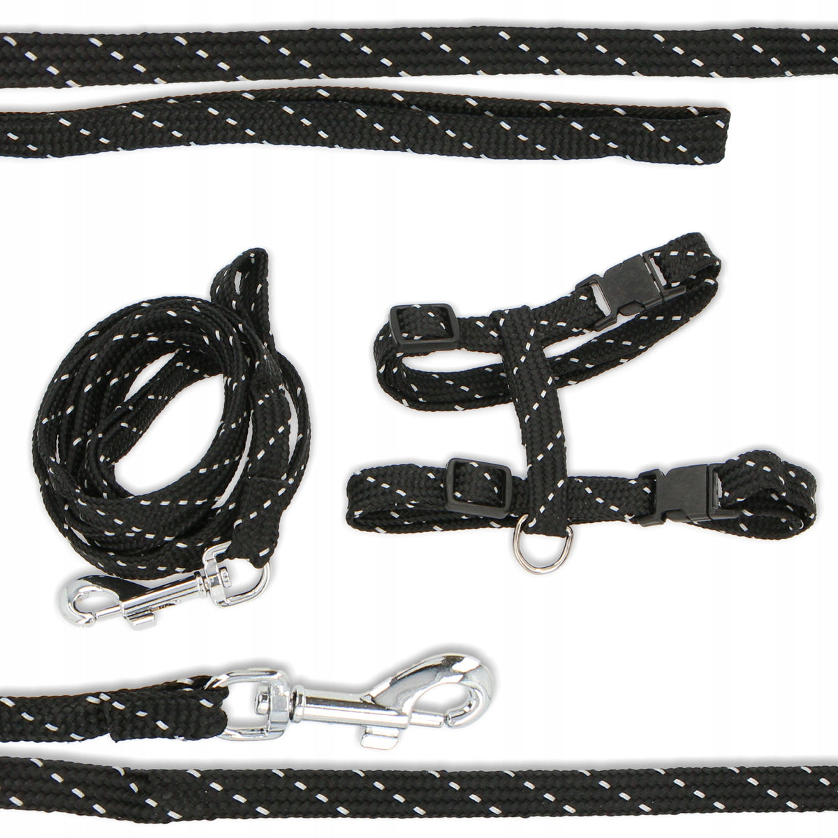 CAT HARNESS 27-45 cm PRESSURE-FREE LEASH Adjustable Walking GUARD ODBLAS B9 Packaging status original