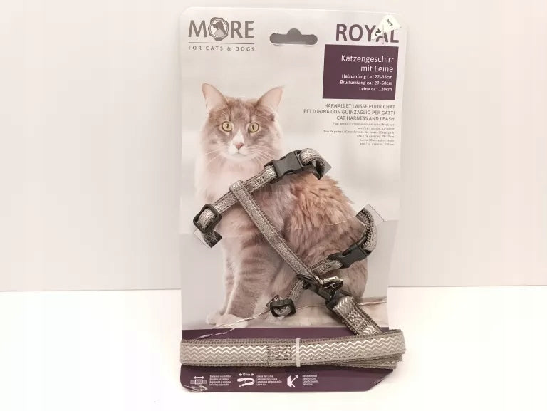 CAT HARNESS MORE ROYAL 22-35 CM