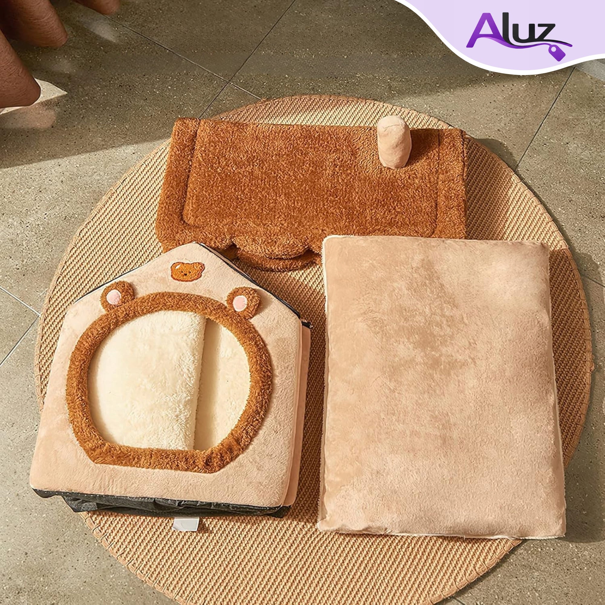 CAT HOUSE BED BOOTH PLUSH SOFT PLAYPEN PILLOW KENNEL BED Product width 30 cm