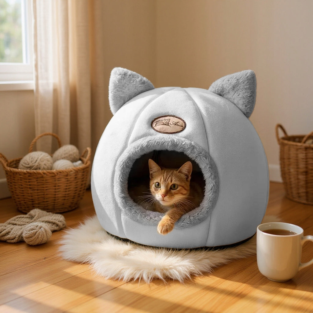 CAT HOUSE BED WARM BOOTH BEDDING ANTI-STRESS BED EAN (GTIN) 5907207779379