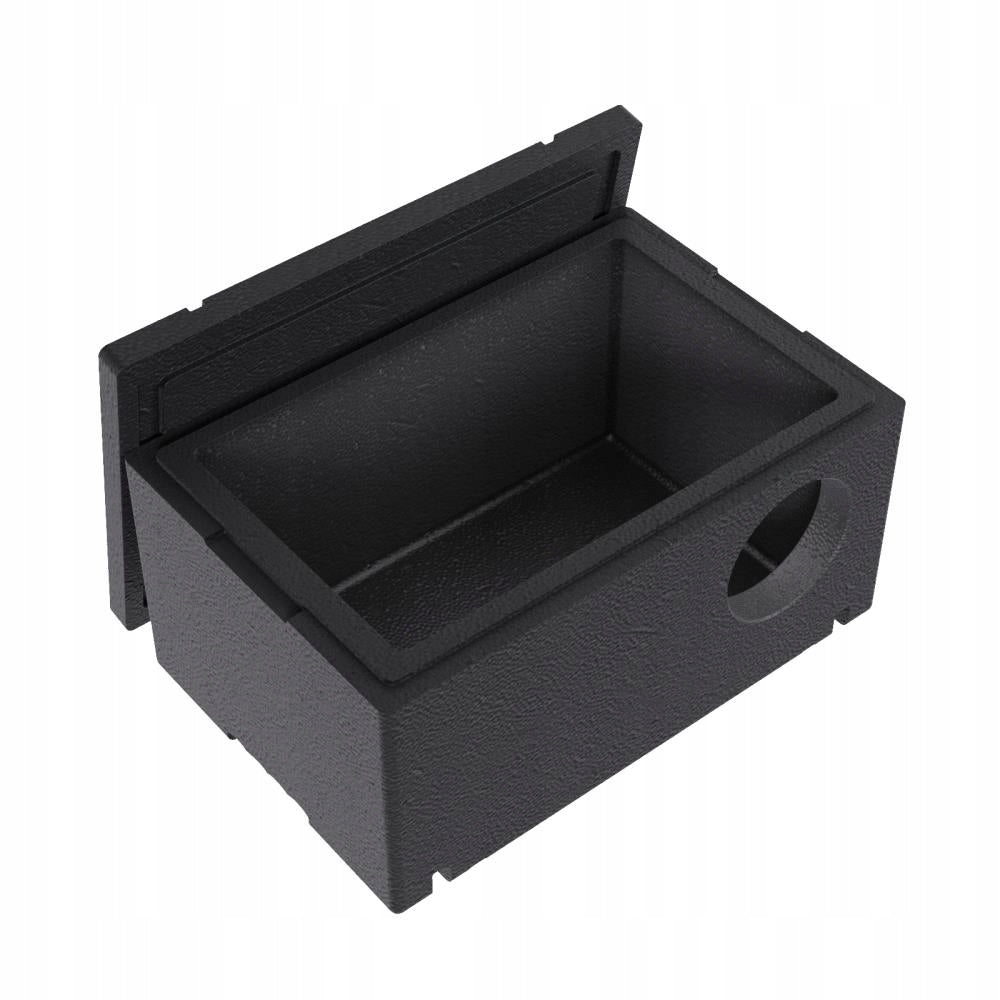 CAT HOUSE STYROFOAM BLACK BOX FOR WINTER 60X40 Color black