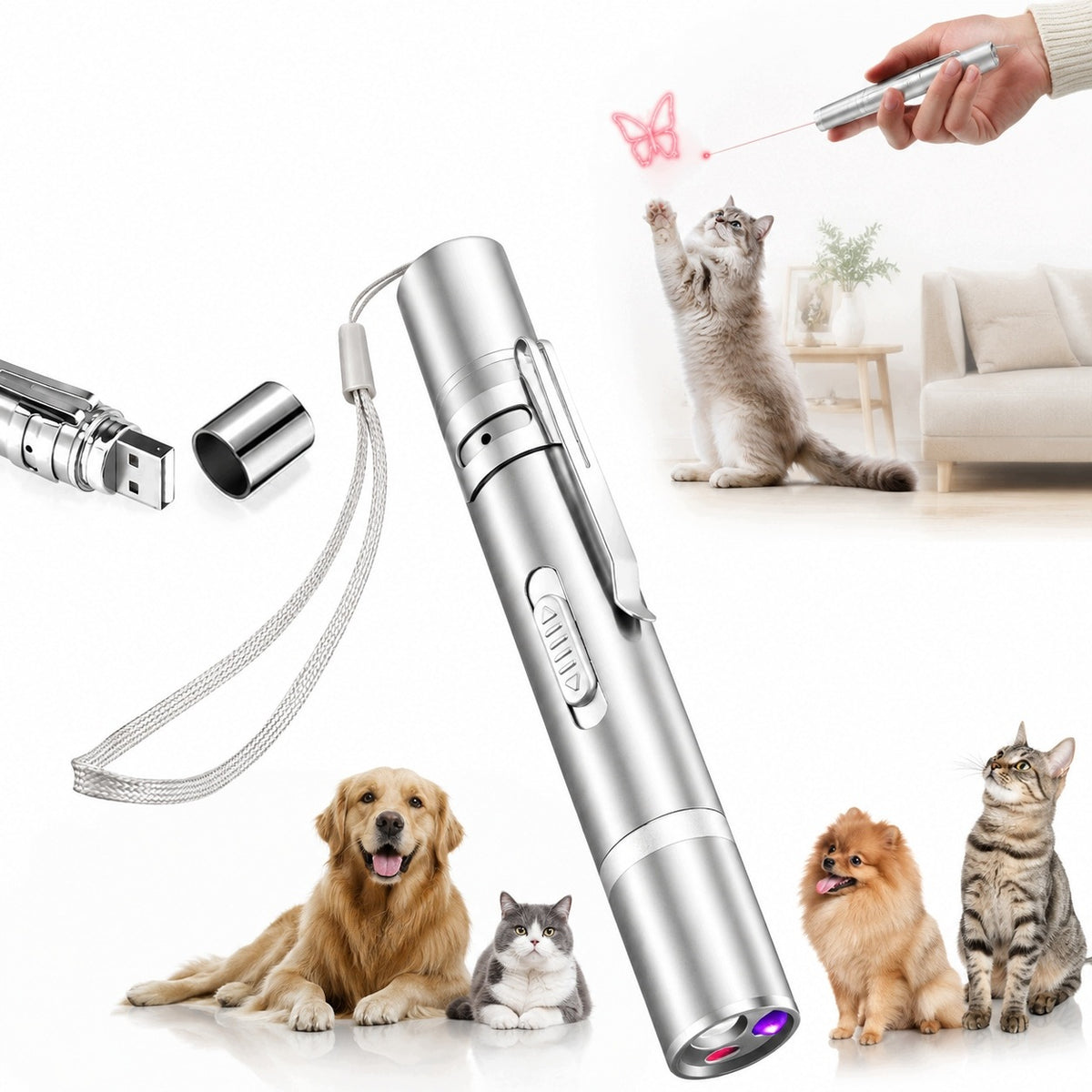 CAT LASER POINTER FOR CAT 3IN1