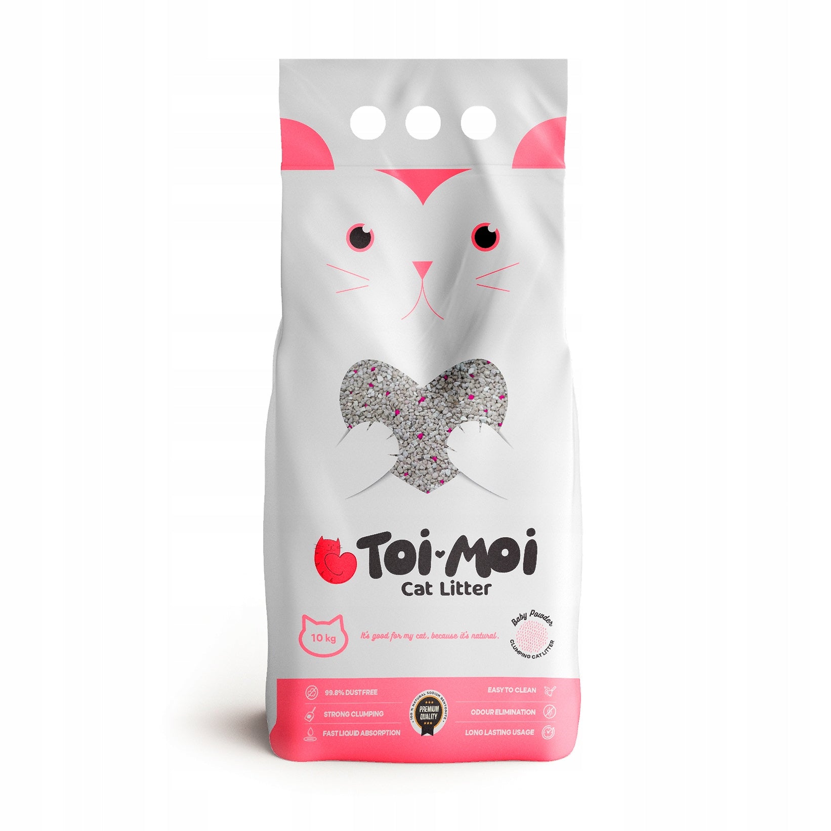 CAT LITTER BENTONITE POWDER SCENT FOR CHILDREN 10L DUST-FREE, Toi Moi EAN (GTIN) 8684438690129