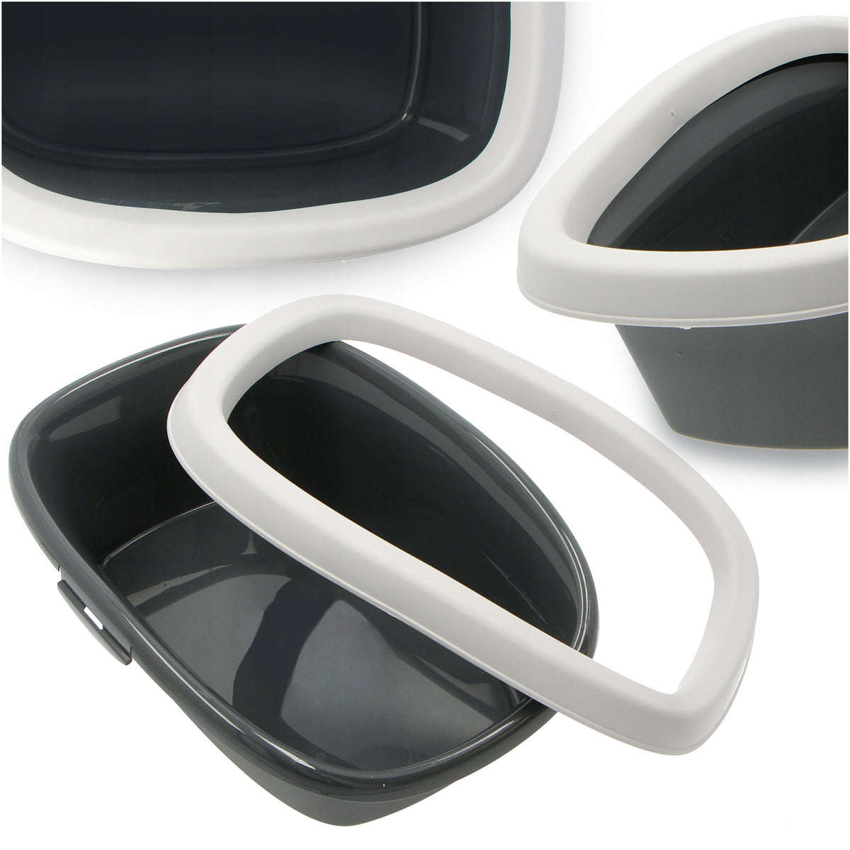 CAT LITTER BOX 43cm Small Open CAT TOILET WITH FRAME LITTER WILL HOLD 4R