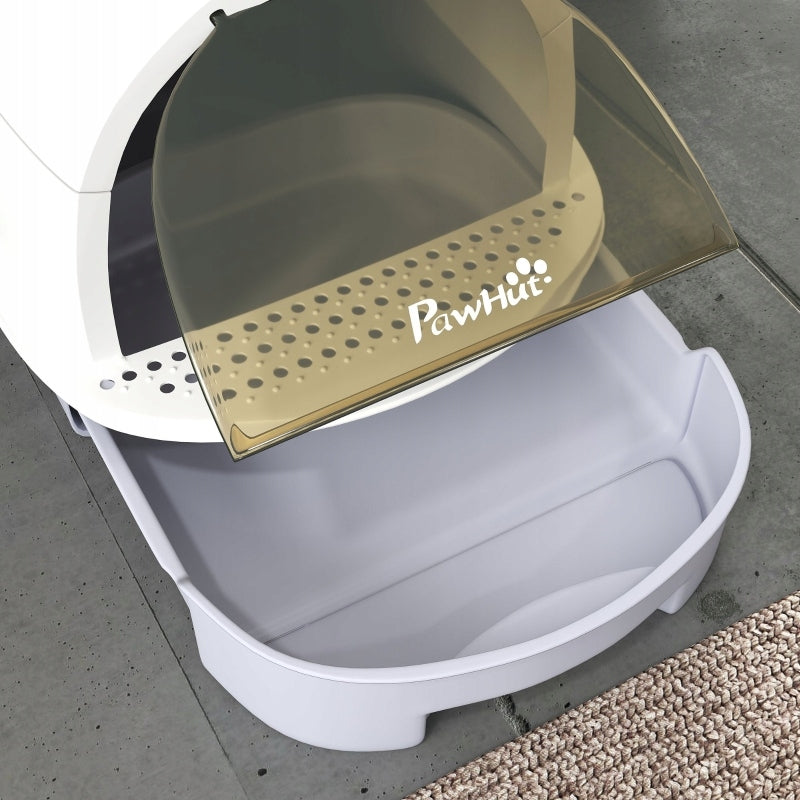 CAT LITTER BOX CLOSED WITH PULL-OUT DRAWER AND LITTER RETENTION MAT Manufacturer code T3323P485691