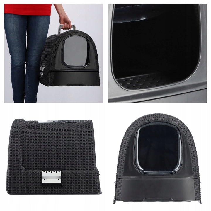 CAT LITTER BOX CURVER LOCKABLE TOILET WITH PULL-OUT DRAWER FILTER SOLID Product width 40 cm