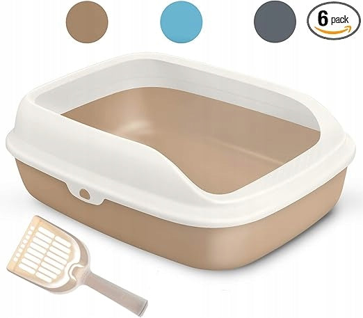 CAT LITTER BOX HIGH SIDE WALLS CAT BOX CAT TOILET