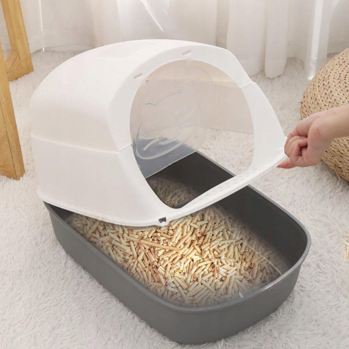 CAT LITTER BOX LARGE CLOSED 50X35X35 CM Manufacturer code 4125789654