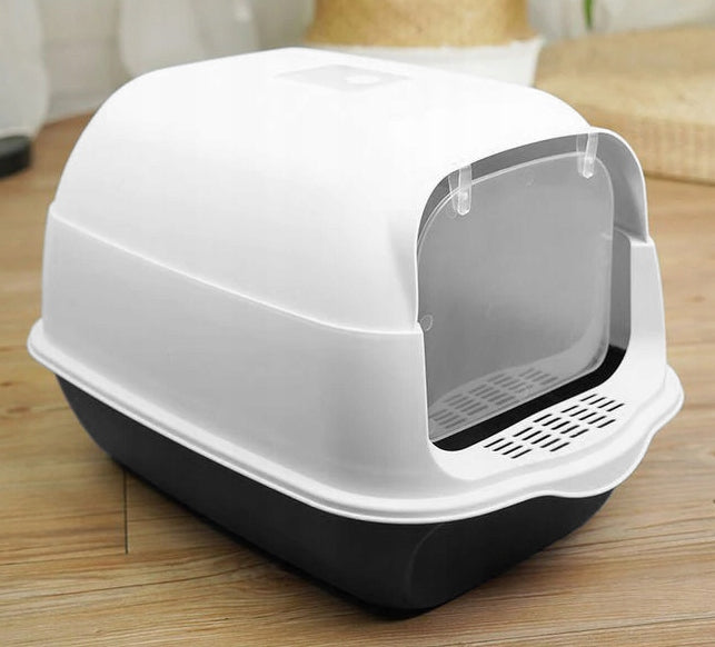 CAT LITTER BOX LARGE CLOSED WITH LITTER WITH FILTER EASY ENTRY WITHOUT DOOR EAN (GTIN) 5906022601889