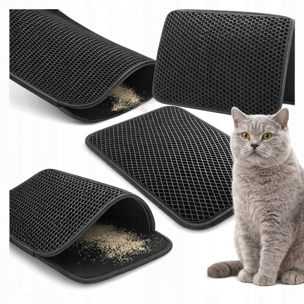 CAT LITTER BOX MAT 60x45CM XL WIPER LARGE FOR LITTER PAD