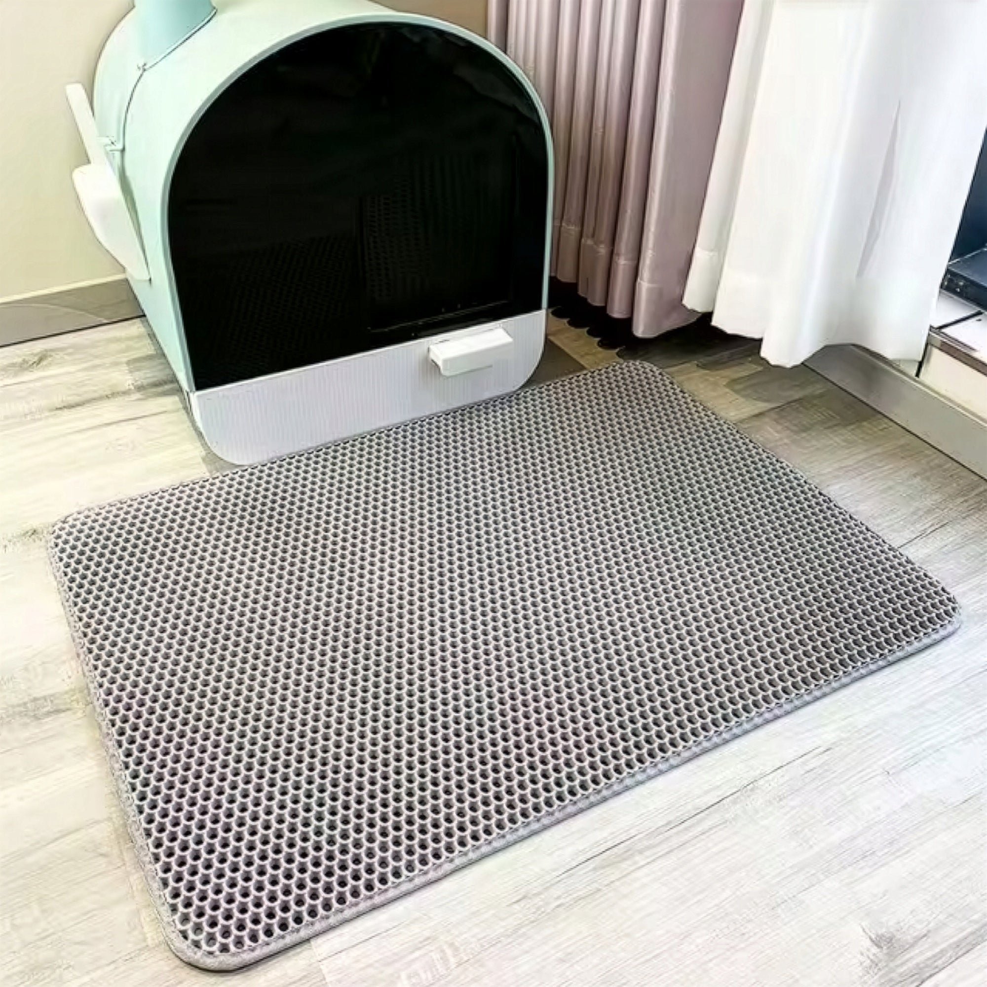 CAT LITTER BOX MAT CAT LITTER WIPER 60X45CM ANTI-SLIP Brand no brand