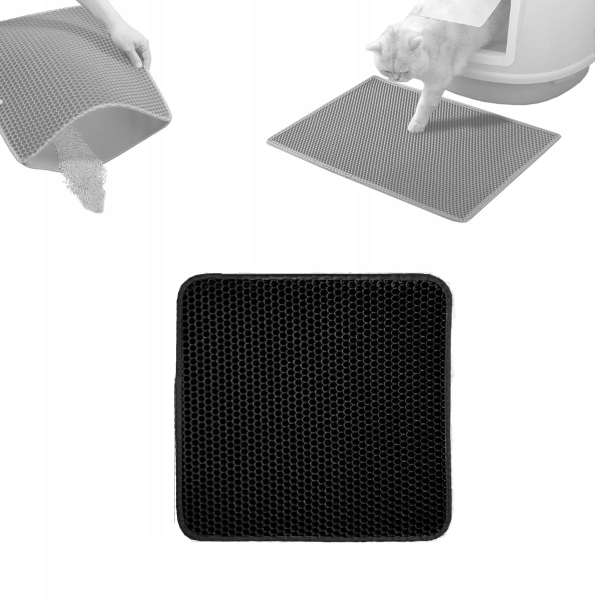 CAT LITTER BOX MAT FOR LITTER WIPER SOFT NEW MODEL 30x30