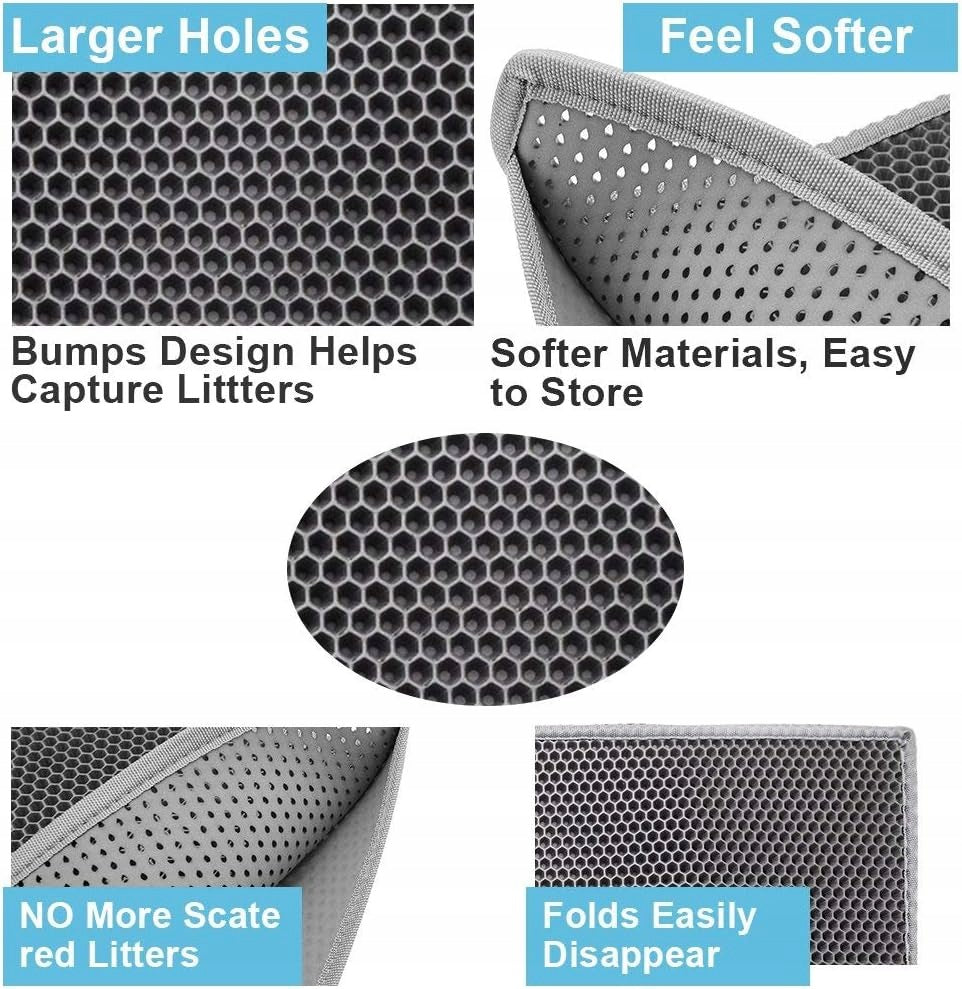 CAT LITTER BOX MAT HONEYCOMB WATERPROOF 76X61CM Brand no brand