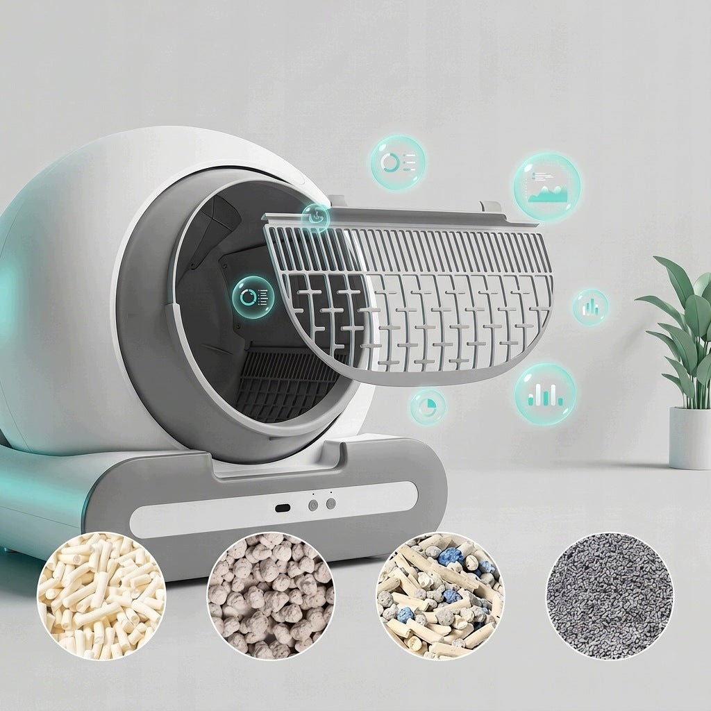 CAT LITTER BOX SELF-CLEANING SMART WIFI SMART / AUTOMATIC 65L Manufacturer code 850060077265