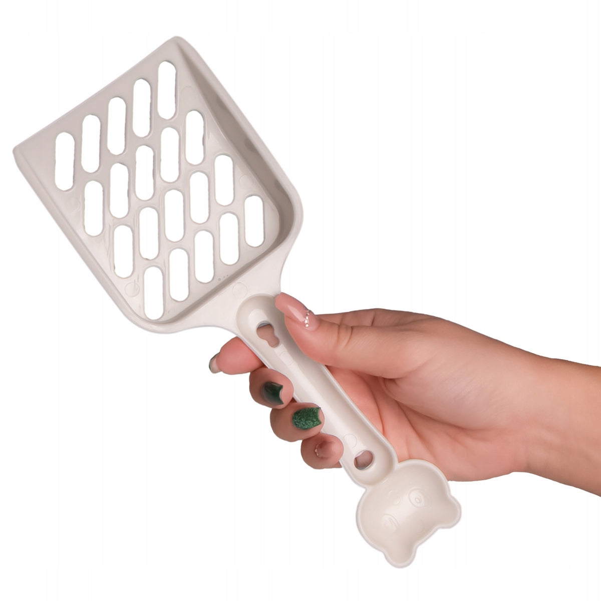 CAT LITTER BOX SPATULA BENTONITE SILICONE LITTER 23CM