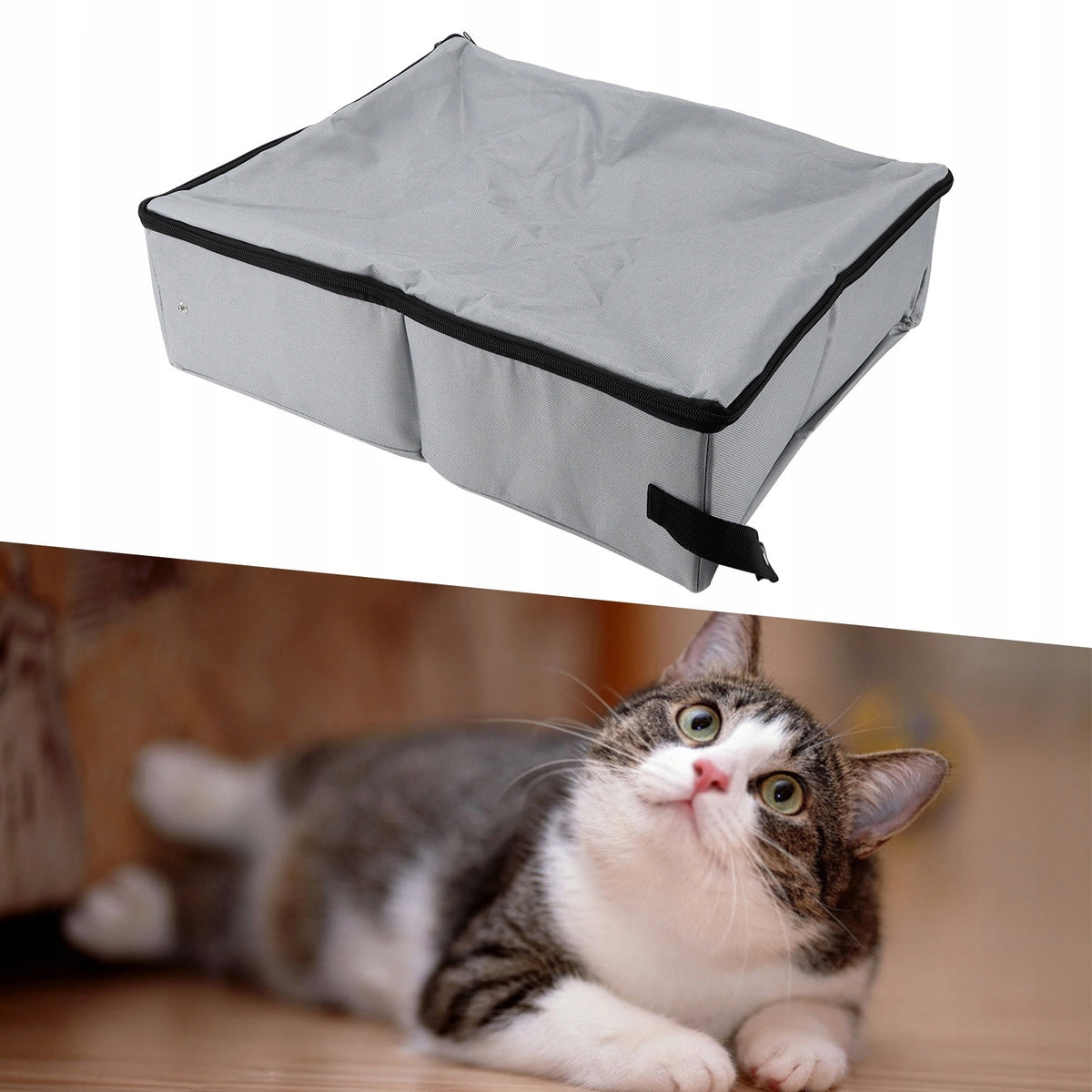 CAT LITTER BOX TRAVEL FOLDING 40X30 CM RESISTANT TO Manufacturer code 211121014