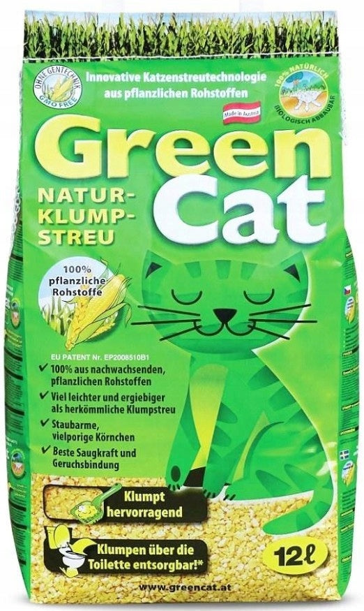 CAT LITTER GREEN CAT CORN 12L