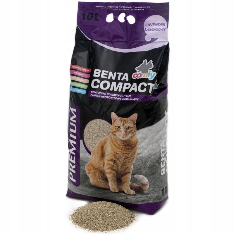 CAT LITTER LAVENDER BENTONITE COMFY BENTA LAVENDER 10L