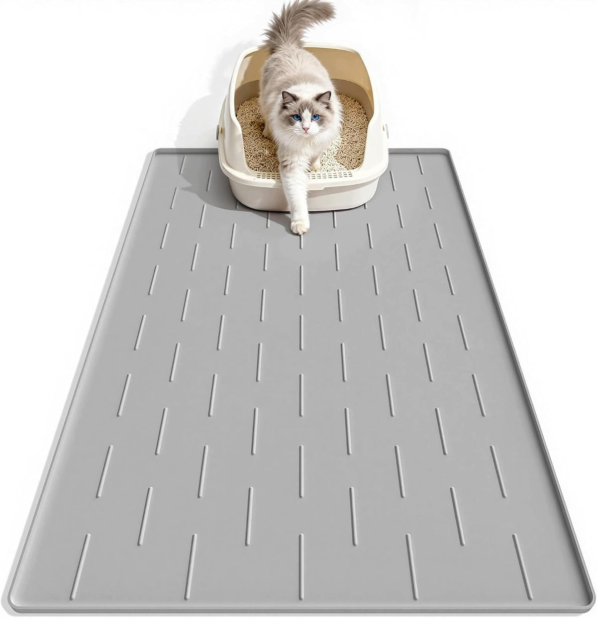 CAT LITTER MAT SILICONE 86X56 CM WATERPROOF