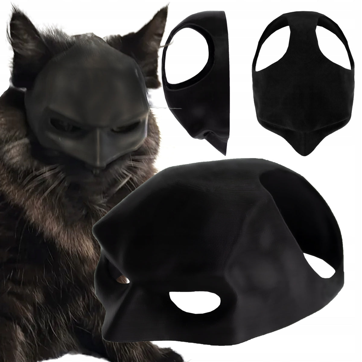 CAT MASK BATMAN BAT-CAT DISGUISE HALLOWEEN COSTUME VIRAL TIKTOK