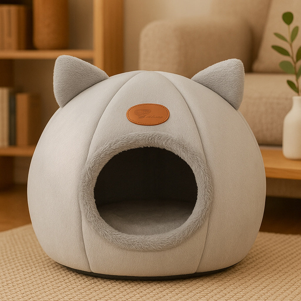 CAT PET BED HOUSE BOOTH TENT CAT r. L 36cm FREEBIE BLANKET Brand DAZAPETS