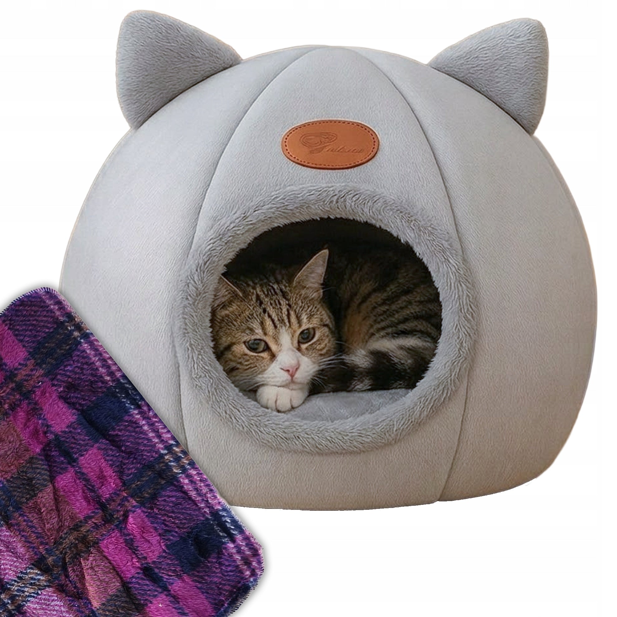 CAT PET BED HOUSE BOOTH TENT CAT r. L 36cm FREEBIE BLANKET