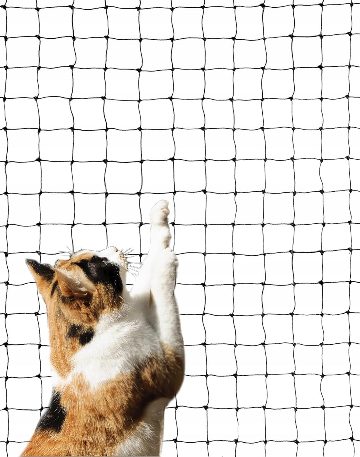 CAT PROTECTIVE NET FOR BALCONY 3x8m SECURING HANGING KIT