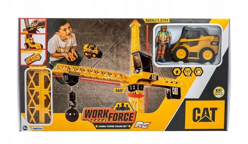 CAT RC crane 127cm with figure and vehicle 82438 2 FUNRISE TOYS