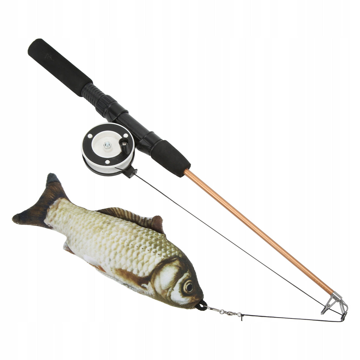 CAT ROD INTERACTIVE TELESCOPIC TOY WITH TOY-FISH 100CM Brand no brand