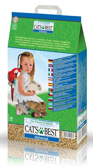 CAT'S BEST Universal Wooden Litter 40l