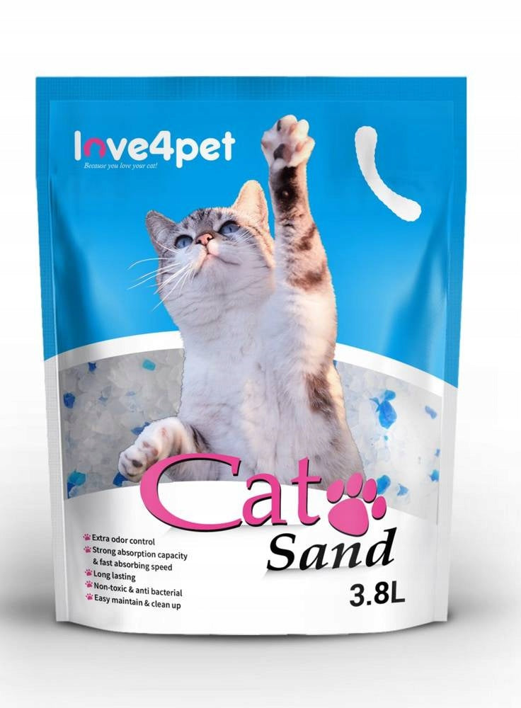 CAT SAND 3x3,8l Silicone Litter for Cat Brand no brand