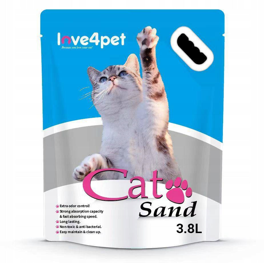 CAT SAND 3x3,8l Silicone Litter for Cat Product weight 4.8 kg