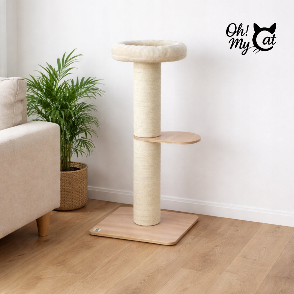 CAT SCRATCHER 105cm! Scratching post LARGE Bed THICK SISAL HIGH Packaging status original