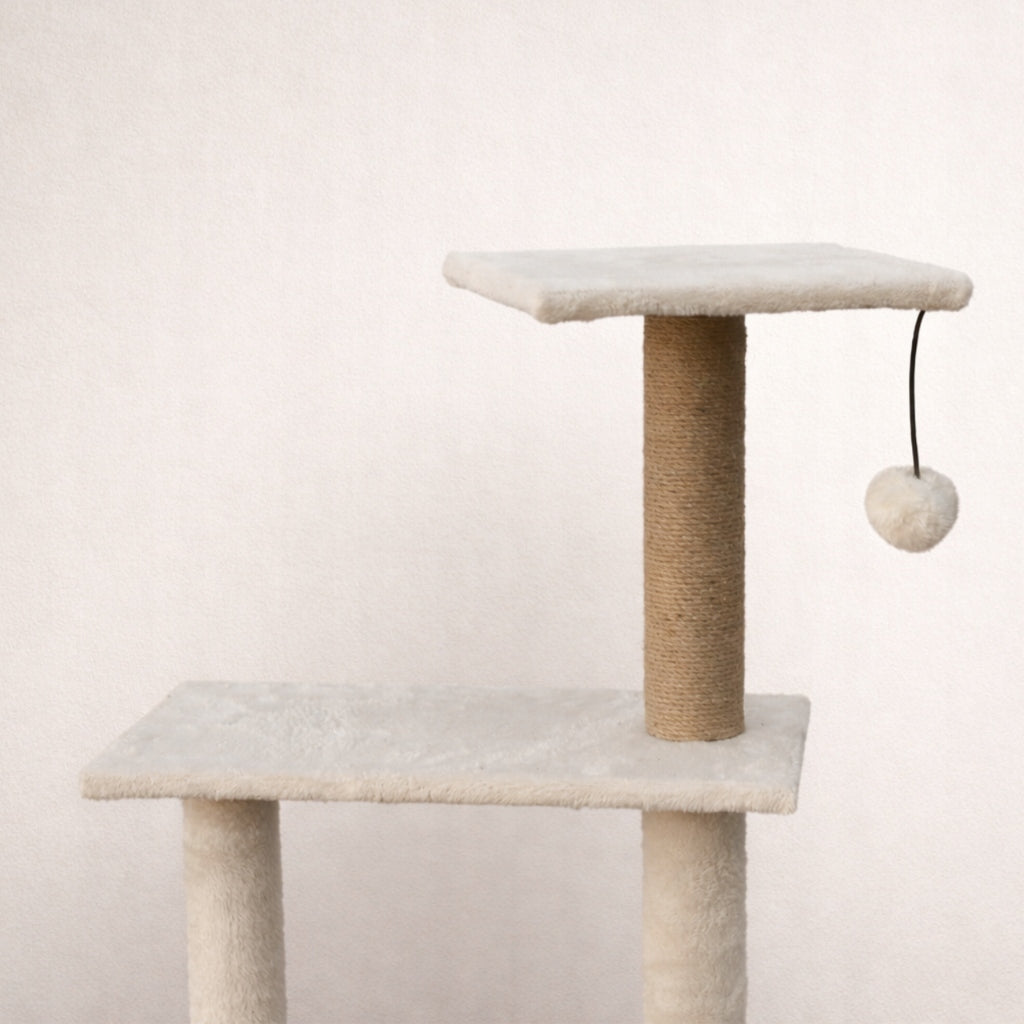 CAT SCRATCHER 133cm! NEW~ High tower LARGE SIZAL BED HAMMOCK EARS Height (cm) 101 - 160 cm