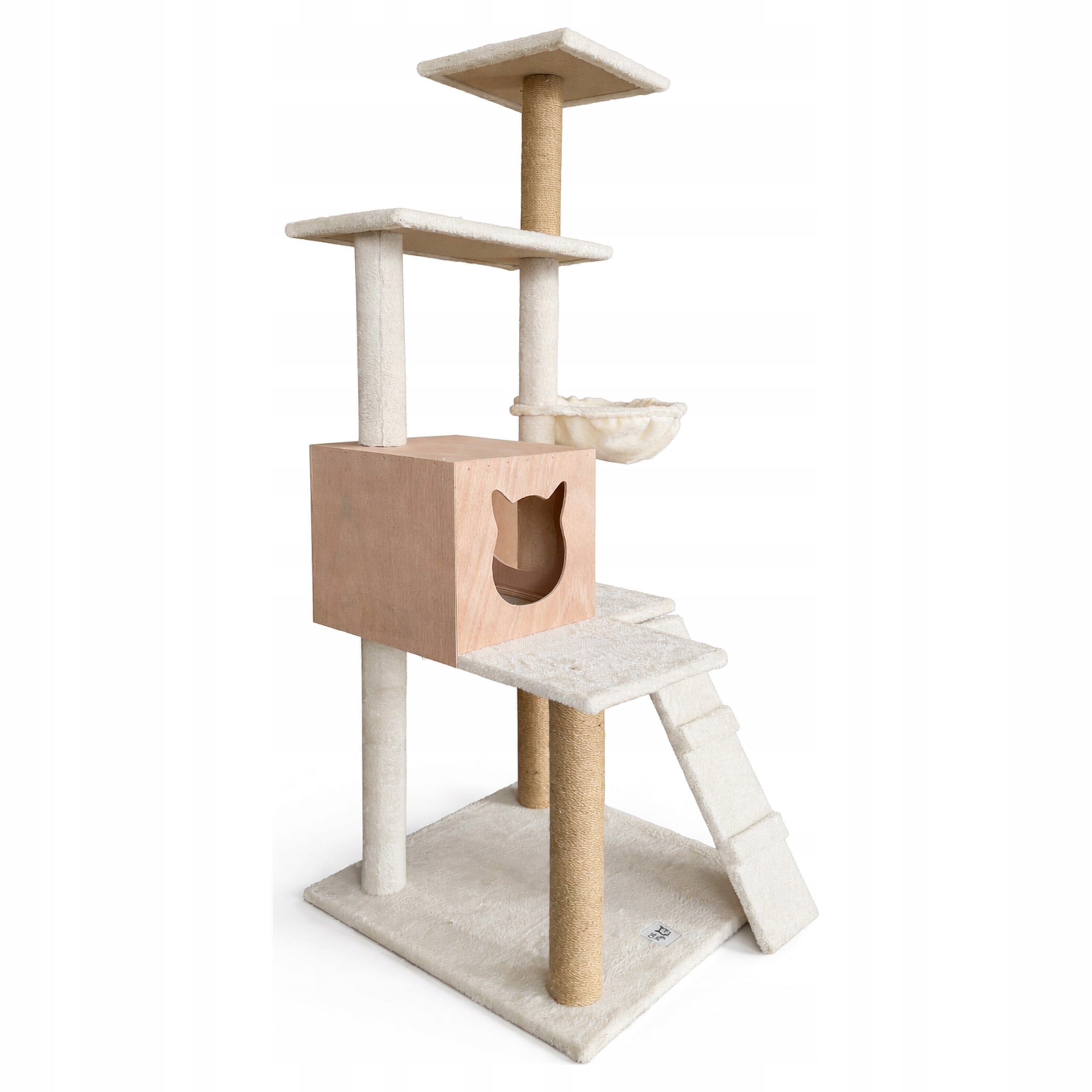 CAT SCRATCHER 133cm! NEW~ High tower LARGE SIZAL BED HAMMOCK EARS