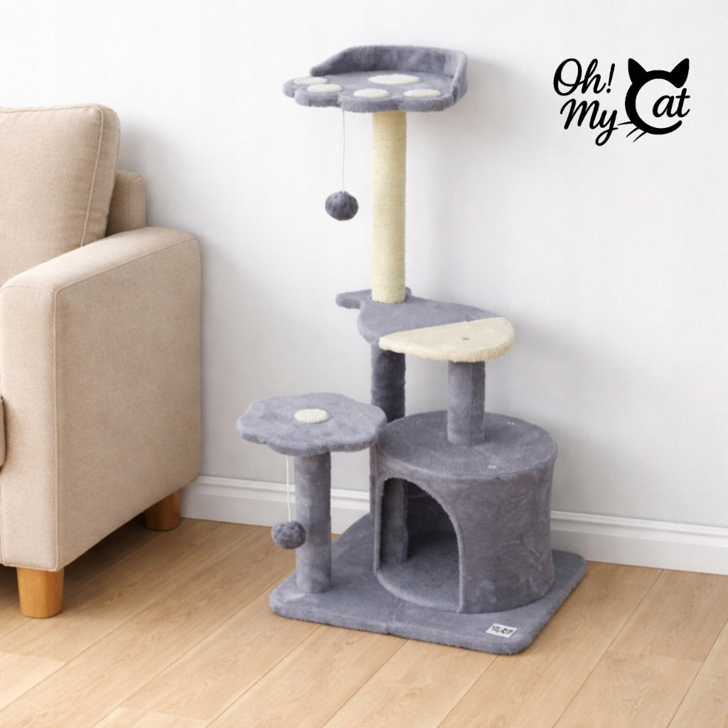 CAT SCRATCHER 87cm! Tower ~NEW BED BOOTH Lots of Sizal POSTS Cottage Packaging status original