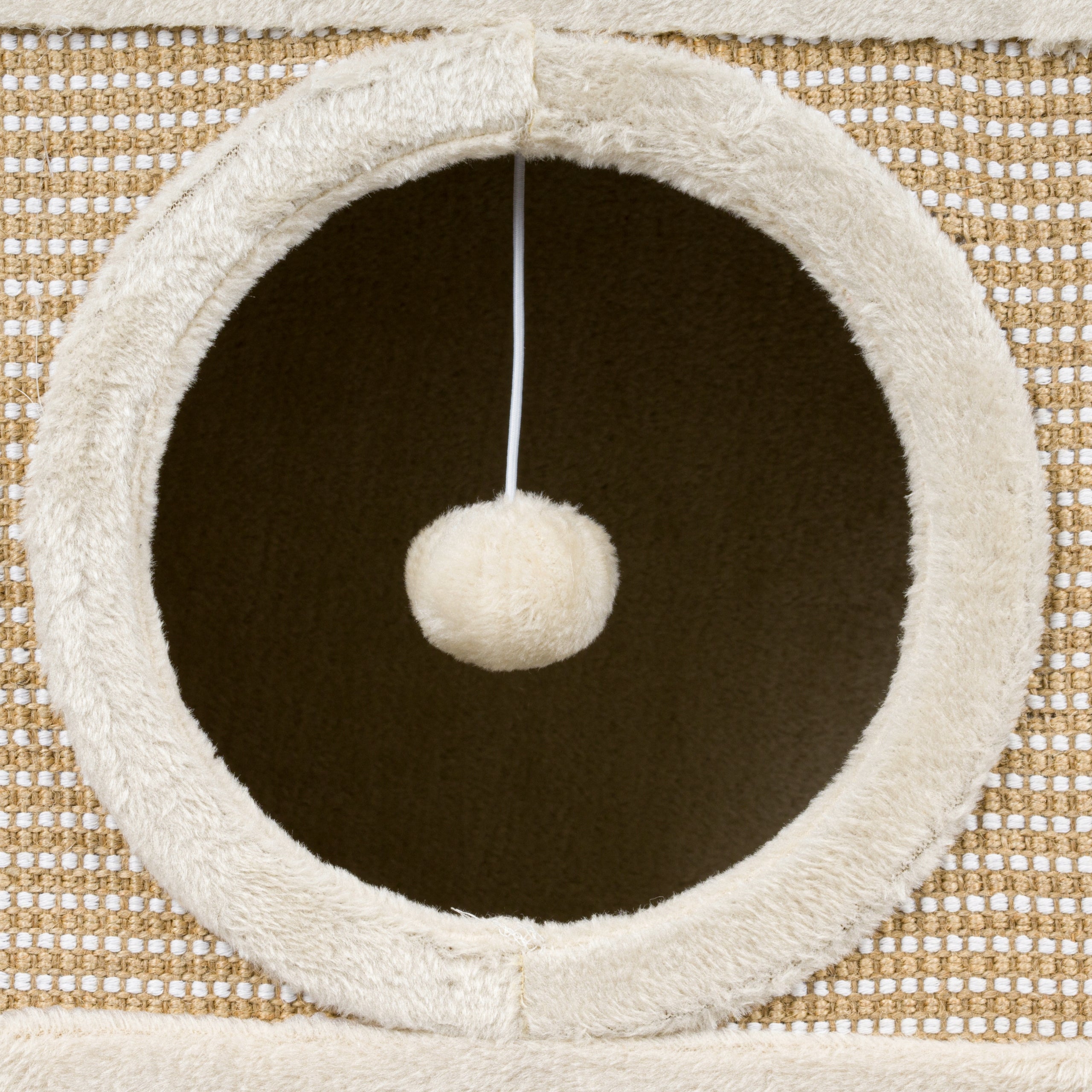 CAT SCRATCHER BOOTH 2IN1 ON LEGS SISAL HIDEOUT BEIGE XL Trade name Drapak dla kota budka